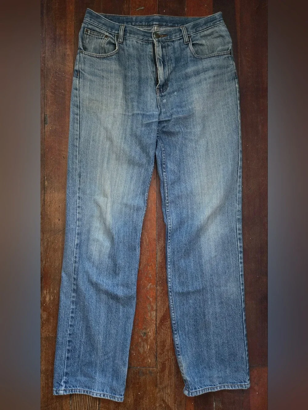 Vintage 57 Leo Medium Wash Straight Leg Jeans Size 33